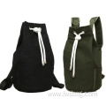 Large capacity factory price durable sport canvas drawstring bag And Gym Backpack for Travel